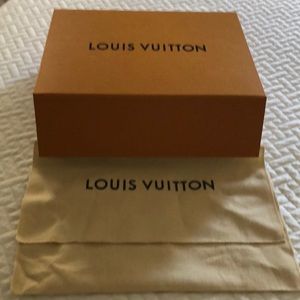 LV new box and dust bag